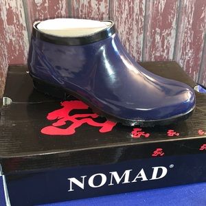 Navy Drip Rain Boot
